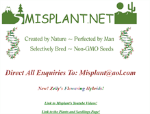 Tablet Screenshot of misplant.net